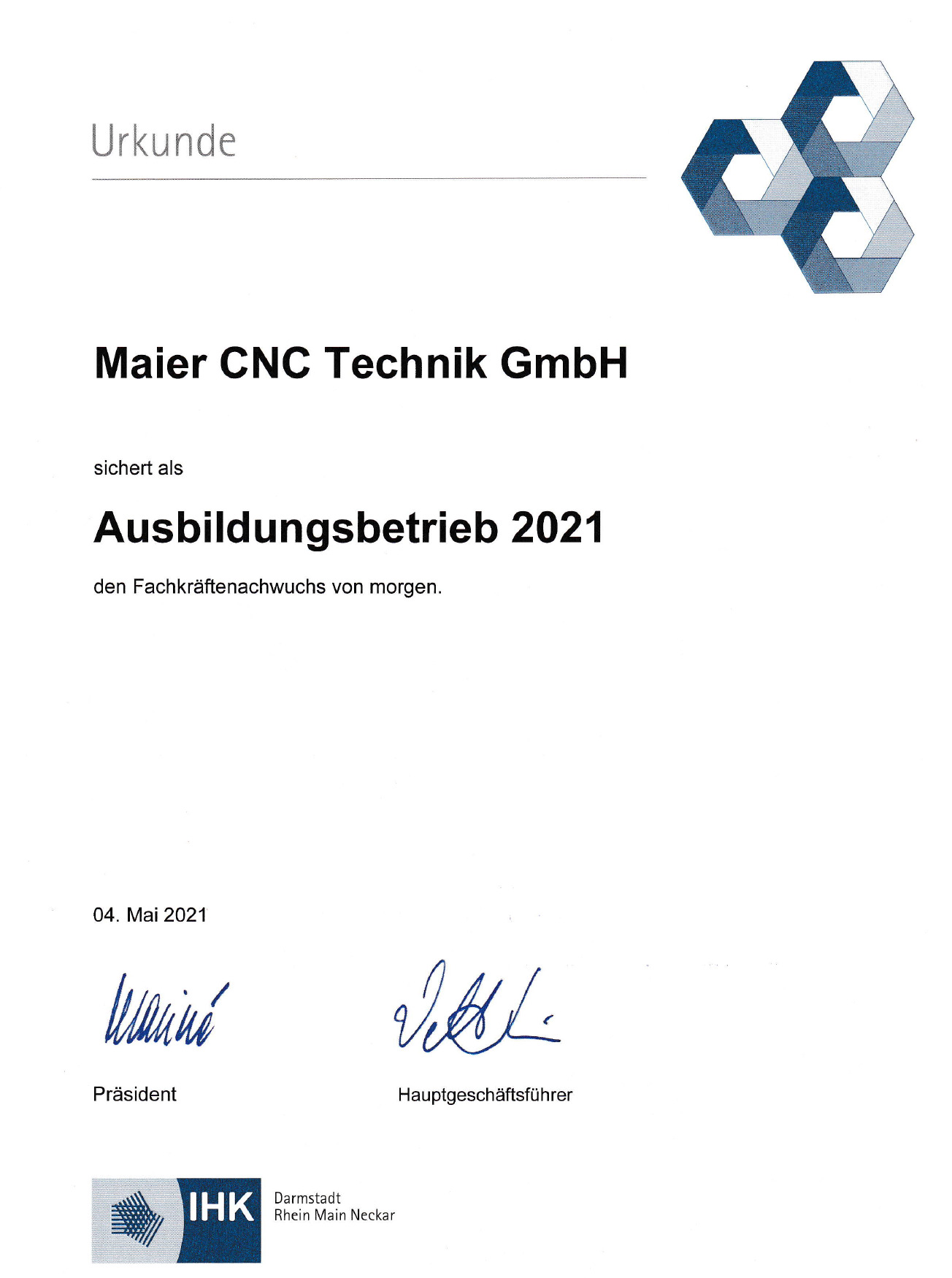 IHK Ausbildungsbetrieb